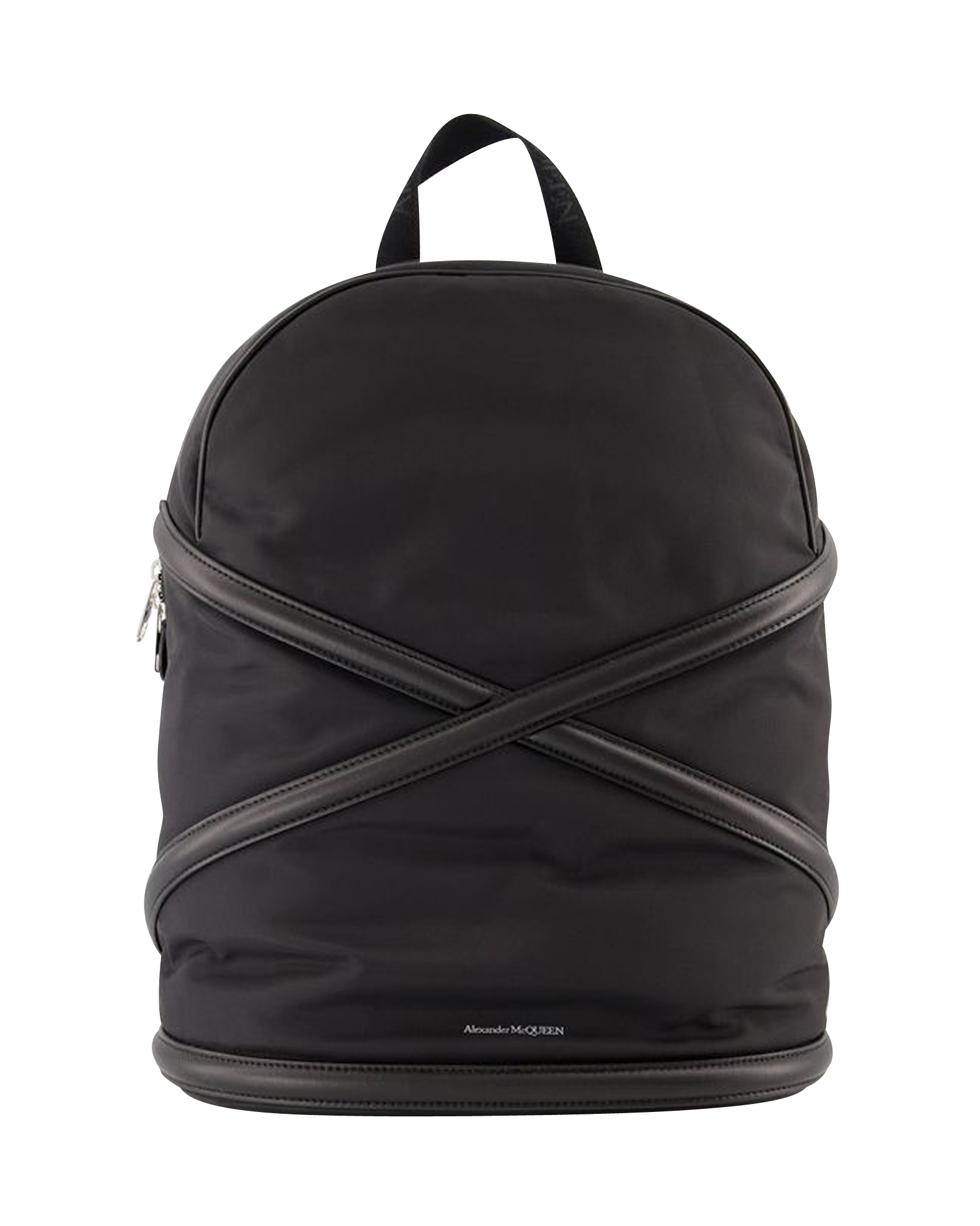 Alexander McQueen Mens Backpack - - Black - Leather material_Calf_Leather - One Size