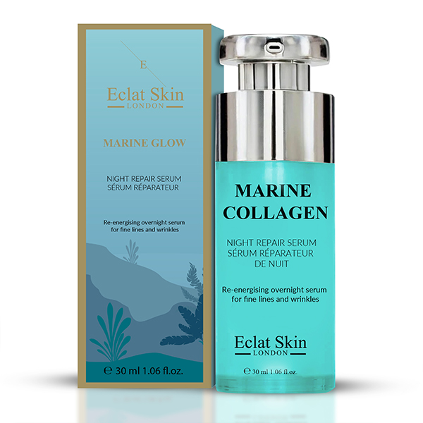 Eclat Skin London Marine Collagen Night Repair Serum 30ml - One Size