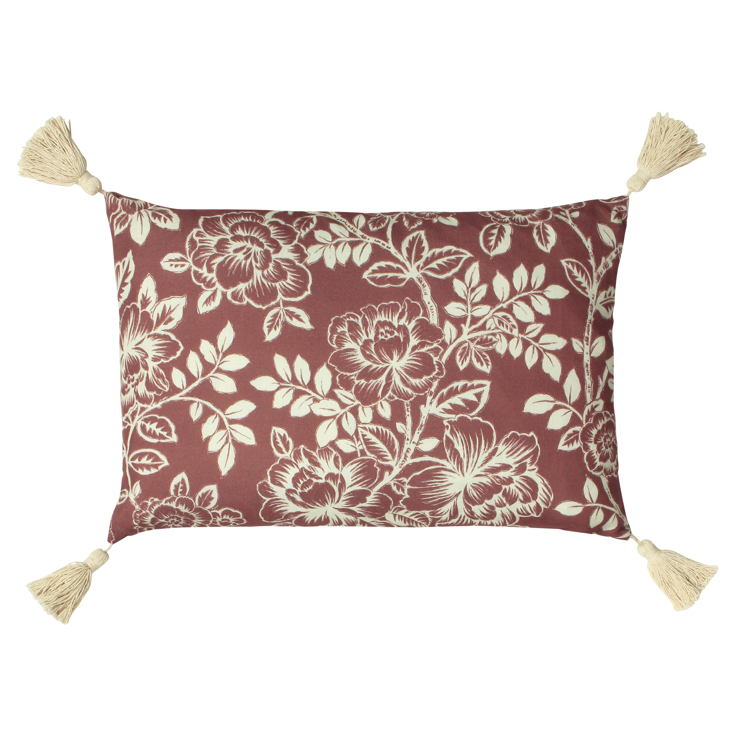 Paoletti Somerton Cushion - Wine - One Size