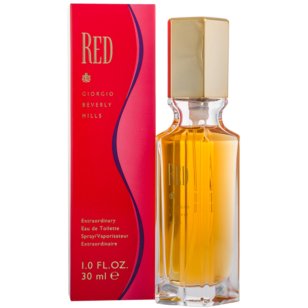 Giorgio Bev Hills Womens Beverly Red Eau de Toilette 30ml Spray For Her - Orange - One Size