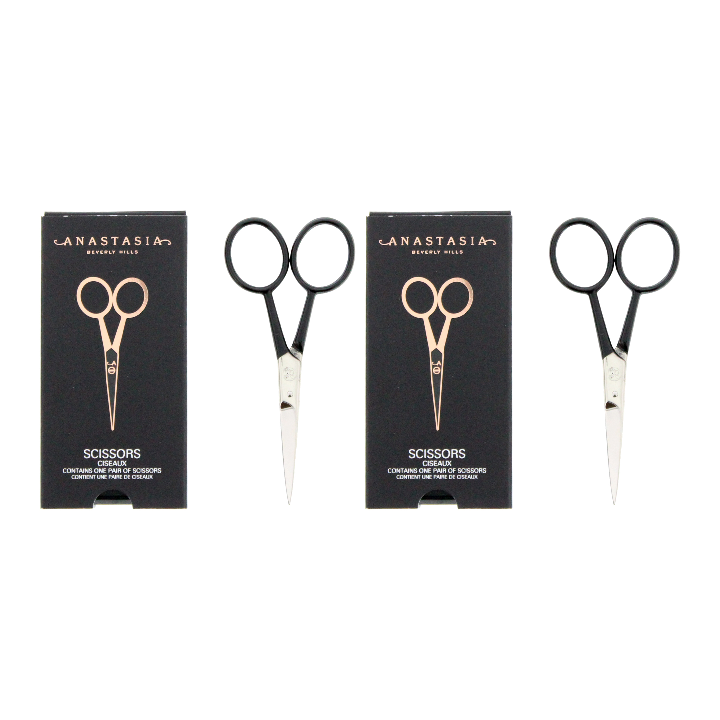 Anastasia Beverly Hills Womens Eyebrow Scissors x 2 - NA - One Size