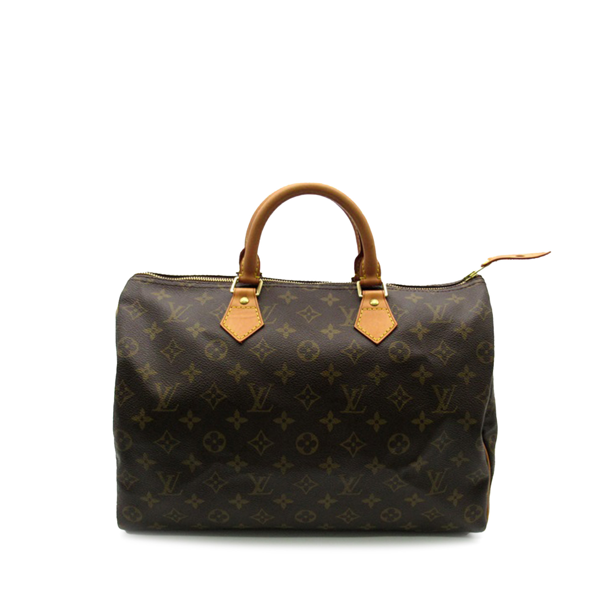 Louis Vuitton Pre-owned Womens Vintage Monogram Speedy 35 Brown material_canvas - One Size