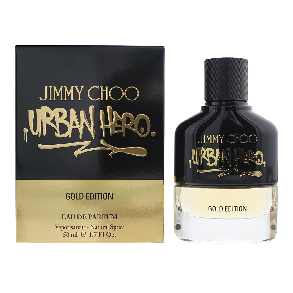 Jimmy Choo Mens Urban Hero Gold Edition Eau De Parfum 50ml - One Size