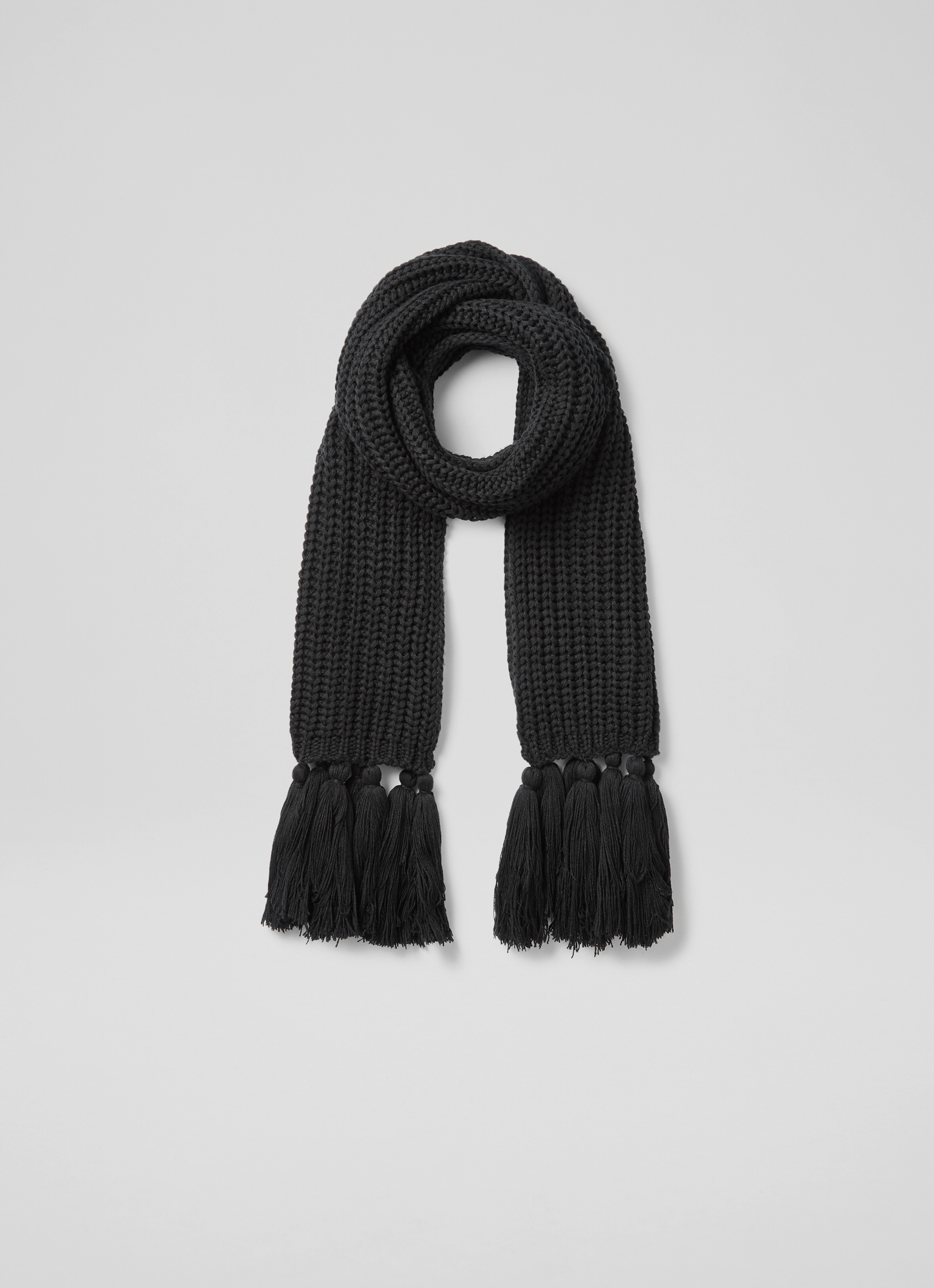 LK Bennett Womens Juniper Scarves, Black - One Size