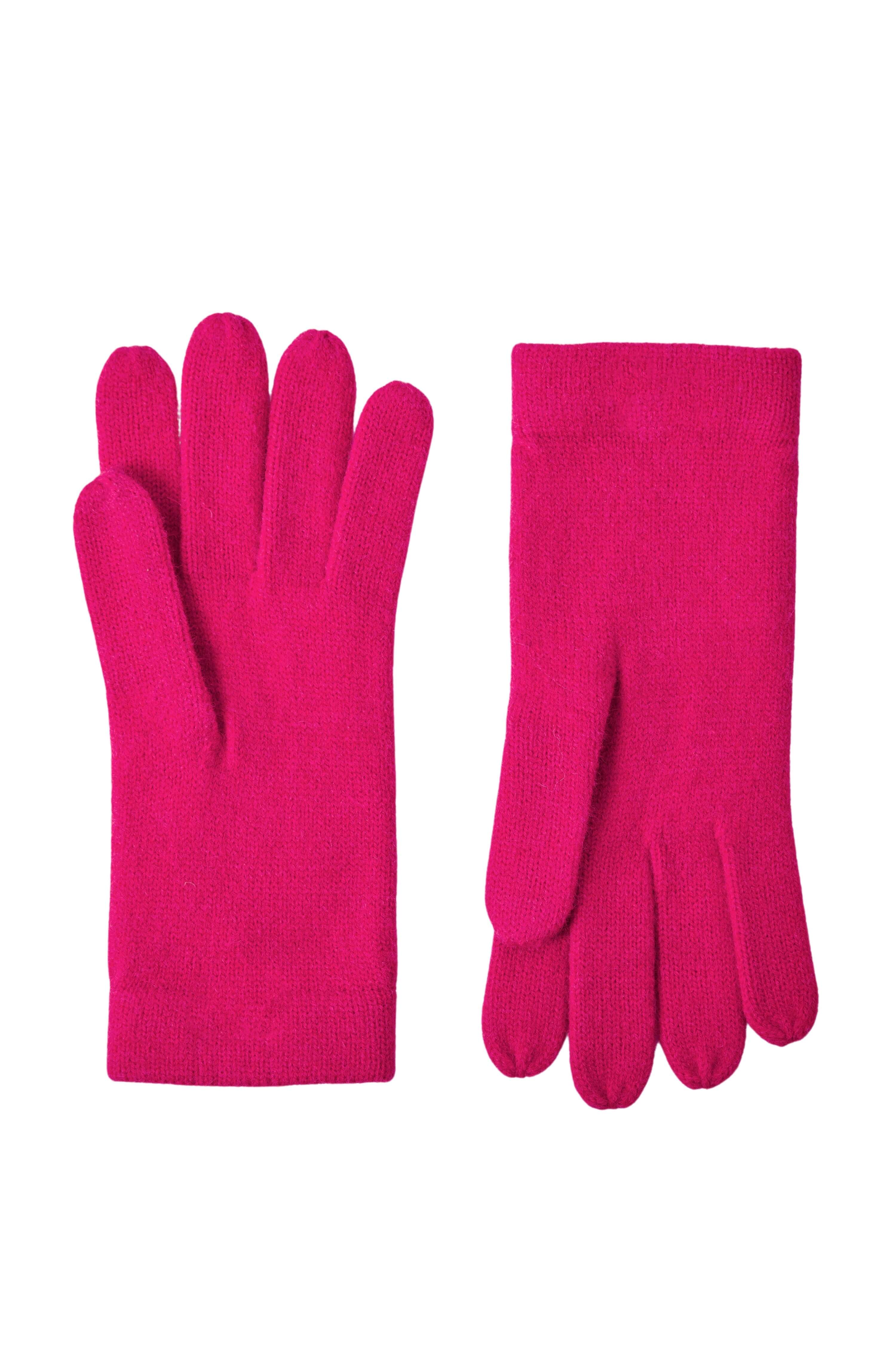 Roman Womens One Size Stretch Knit Gloves - Pink - One Size