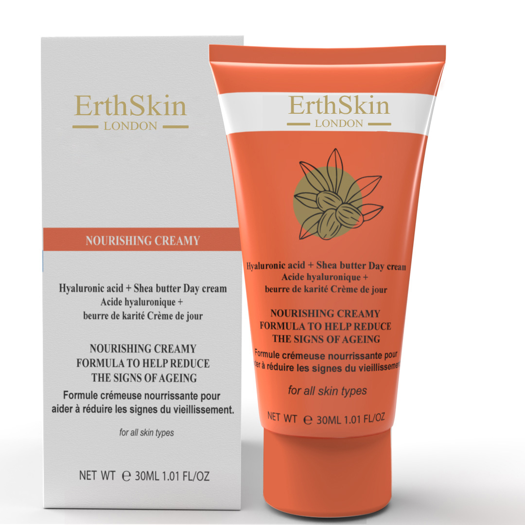 Erth Skin London Unisex Hyaluronic acid + Shea butter Day cream 30ml - One Size