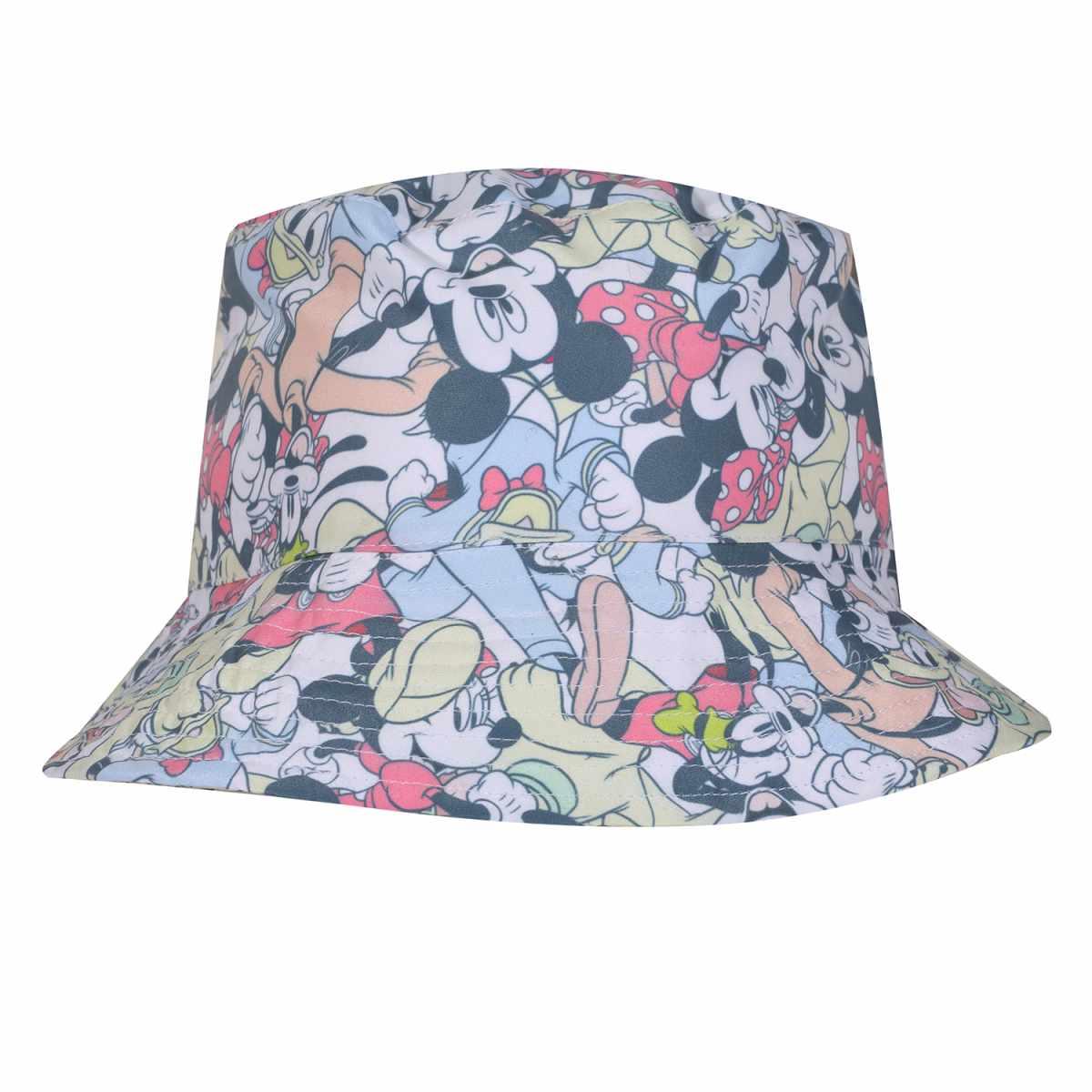 Disney Unisex Besties All-Over Print Bucket Hat (Multicoloured) - Green Cotton - One Size