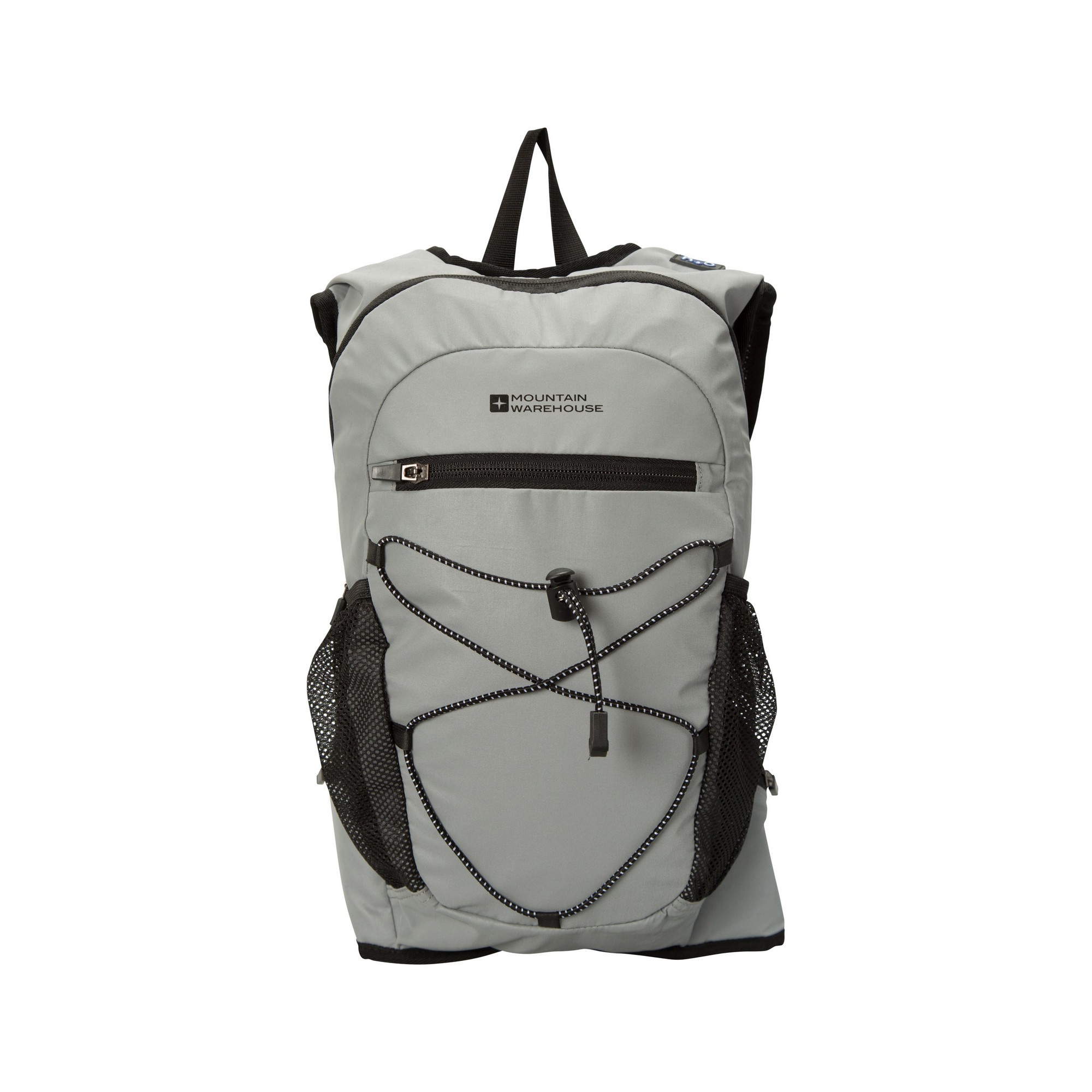 Mountain Warehouse Unisex Track Reflective 6L Hydration Pack (Grey) - One Size