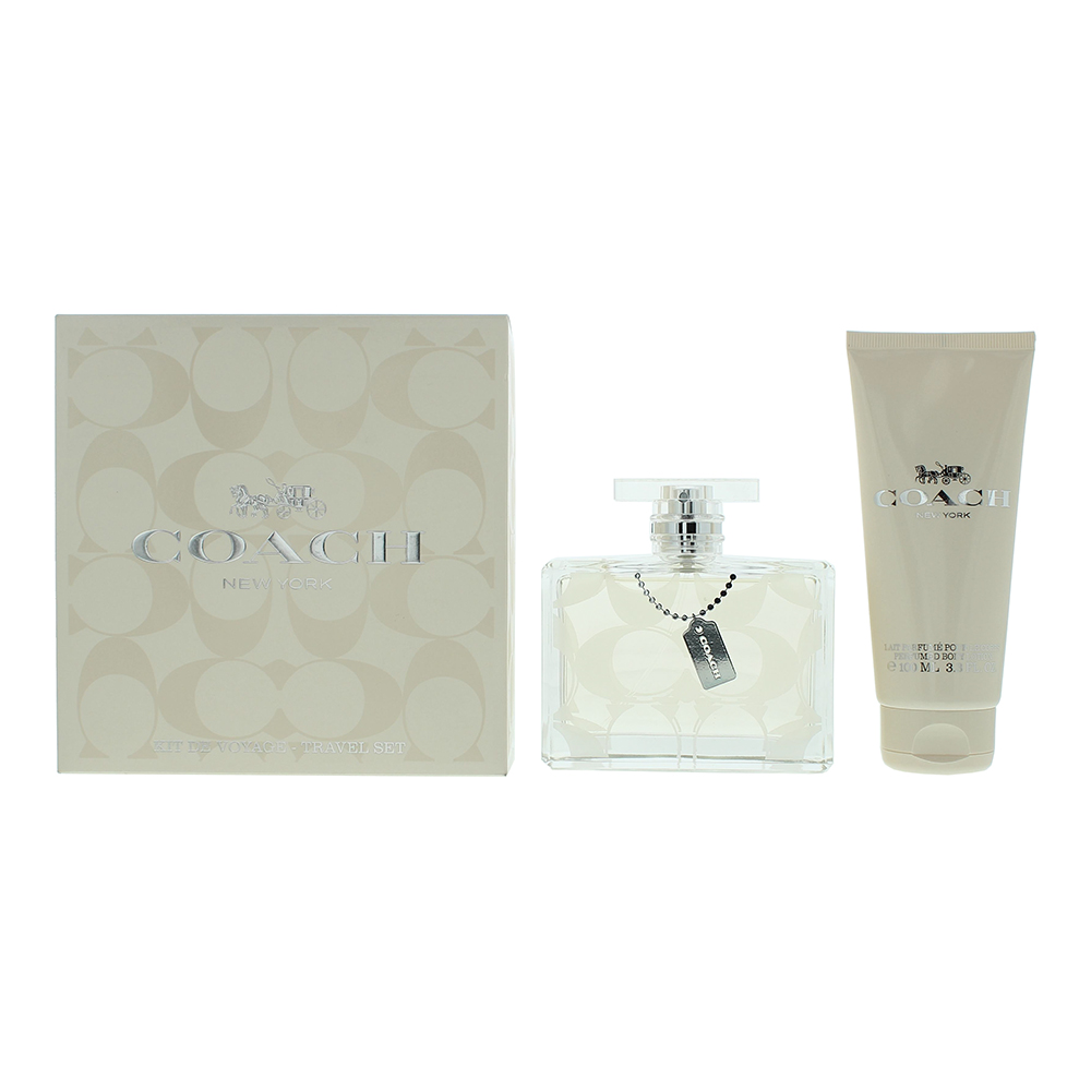 Coach Womens Signature Eau De Parfum 100ml + Body Lotion Gift Set - One Size