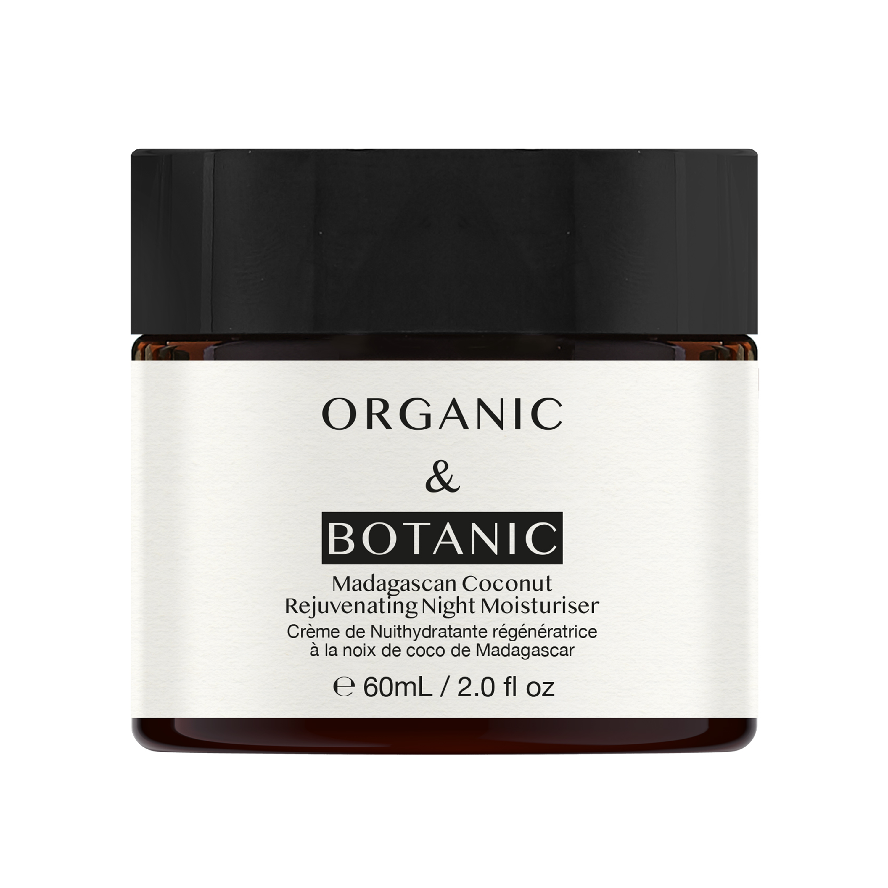 Organic & Botanic Unisex Madagascan Coconut Rejuvenating Night Moisturizer 60ml - One Size