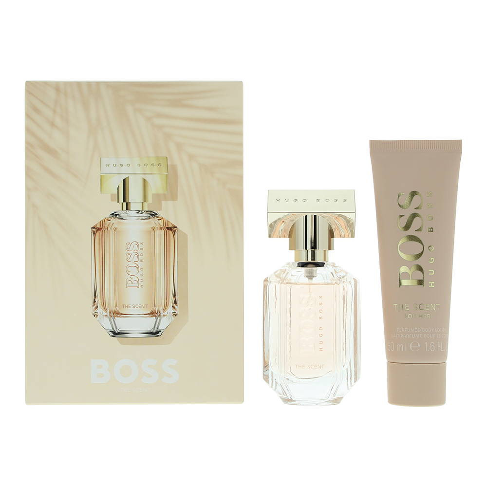 Hugo Boss Womens The Scent Eau De Parfum 30ml + Body Lotion 50ml Gift Set - NA - One Size