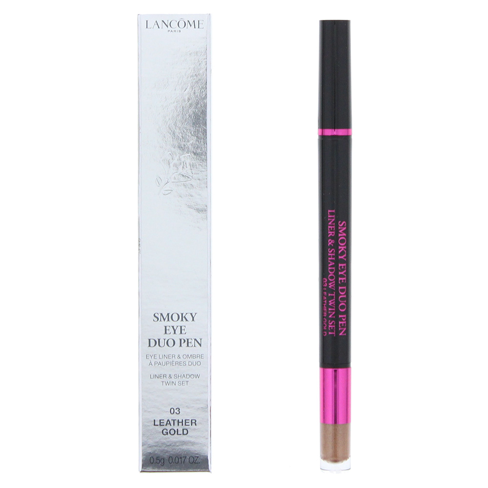 Lancome Unisex Smoky Eye Due Pen Liner & Shadow Twin Set 0.5g - 03 Leather Gold - One Size