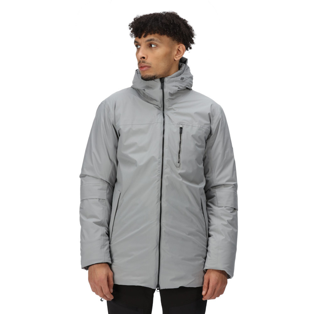 Regatta Mens Yewbank II Waterproof Insulated Jacket - Grey - Size Small