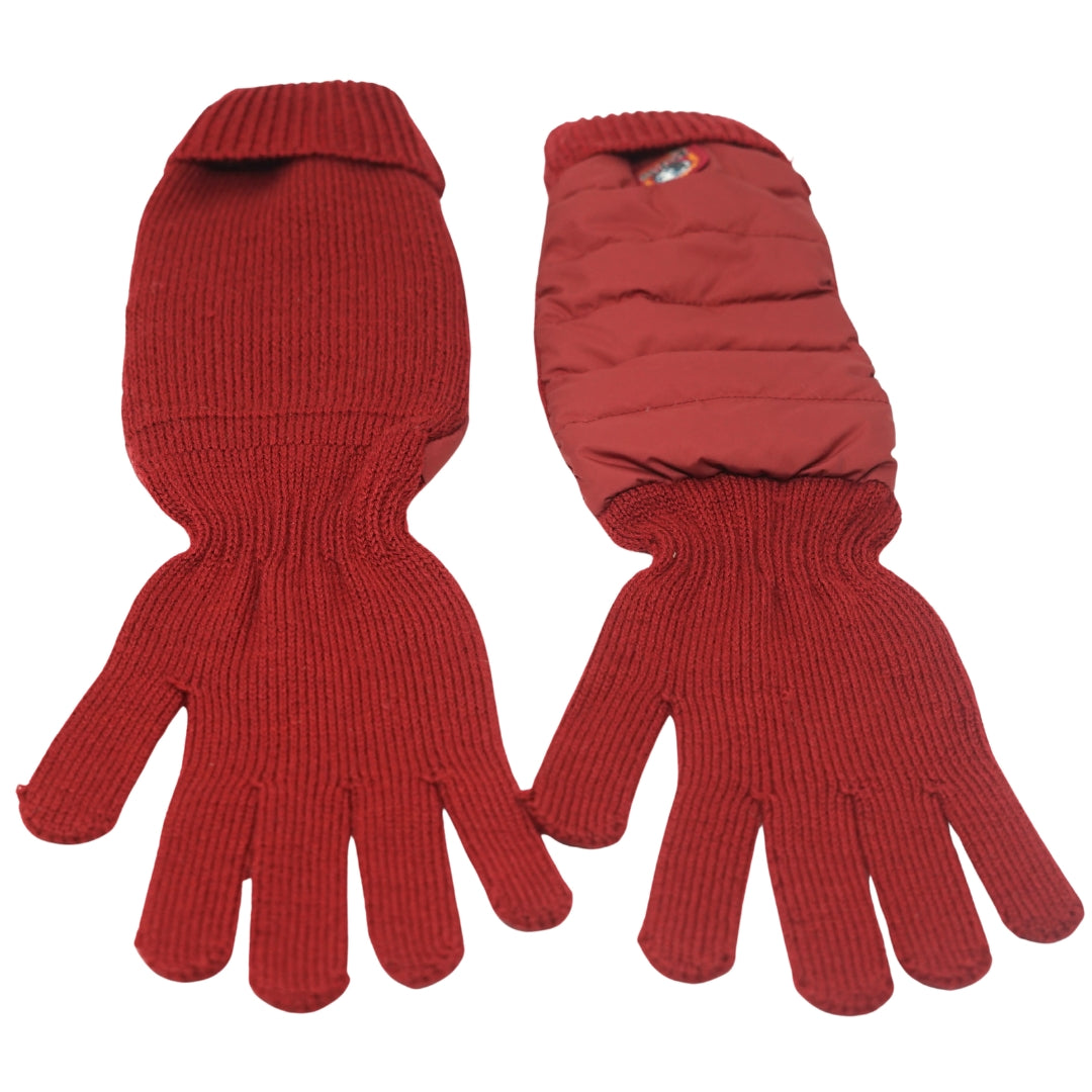 Parajumpers Womens Puffer Gloves Rio Red - One Size