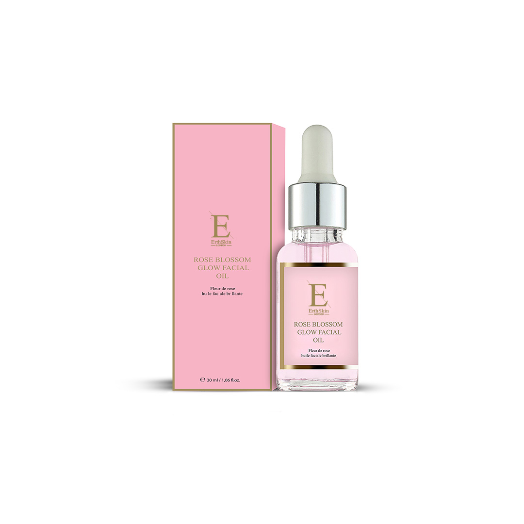 Erth Skin London Unisex Rose Blossom Glow Facial Oil 30ml - One Size