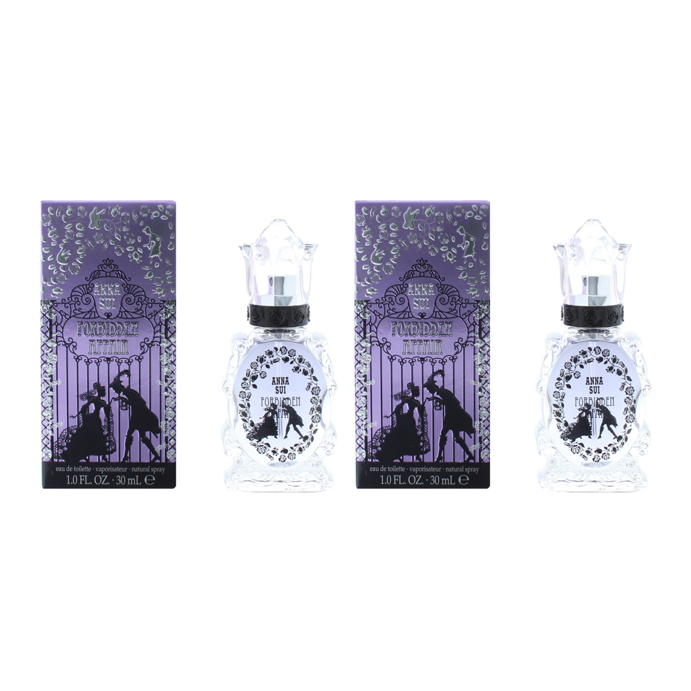 Anna Sui Womens Forbidden Affair Eau de Toilette 30ml x 2 - One Size