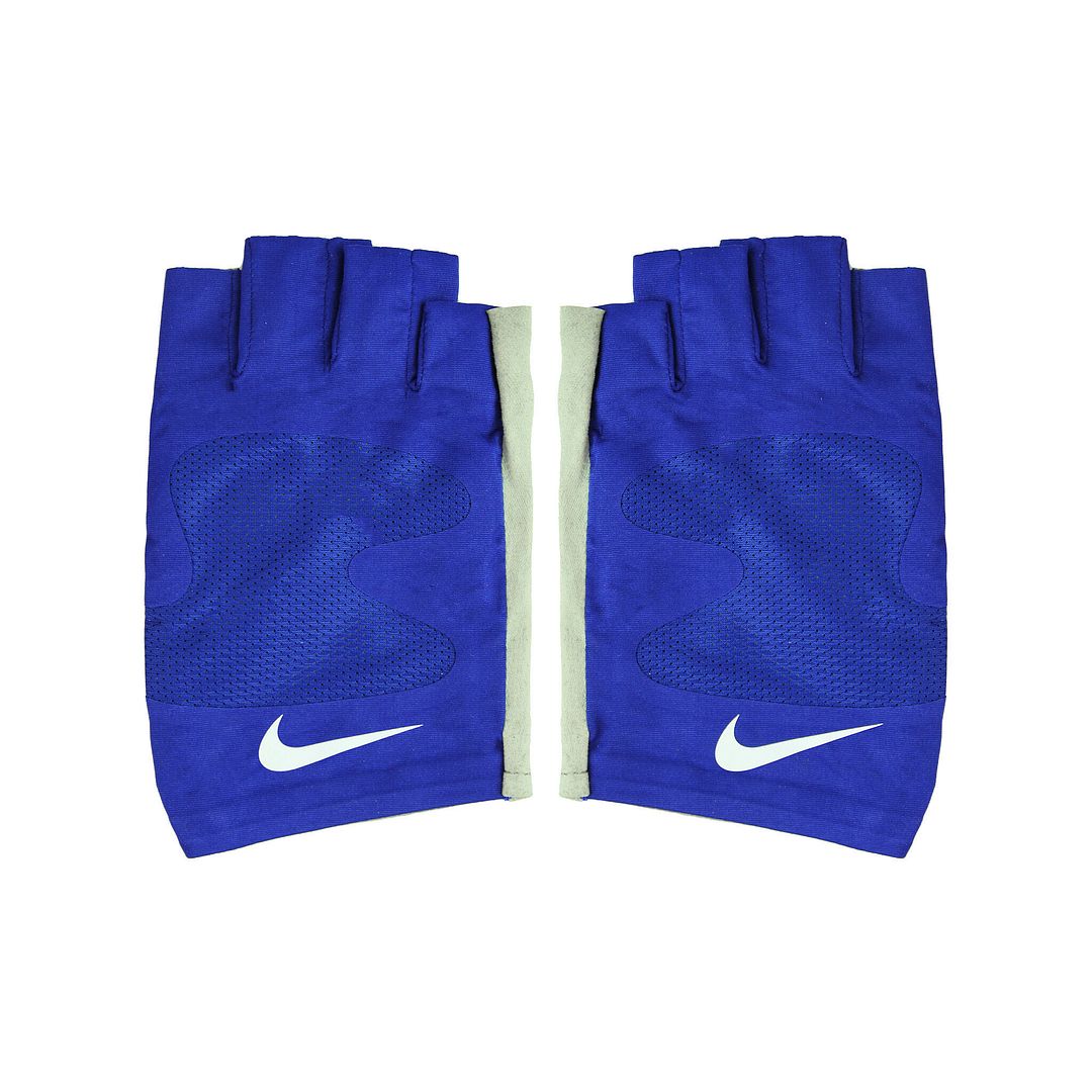 Nike Logo Blue White Mens Rugby Gloves PGR002 401 - Size 2XL