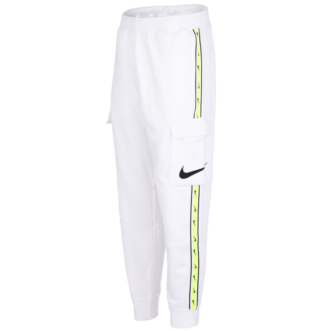 Nike Mens Taped Legs White Sweatpants material_cotton - Size X-Small