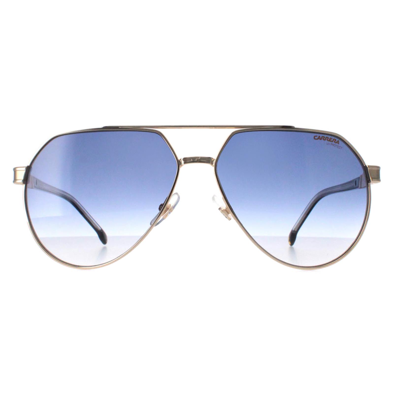 Carrera Aviator Mens Gold Dark Blue Gradient 1067/S Metal - One Size