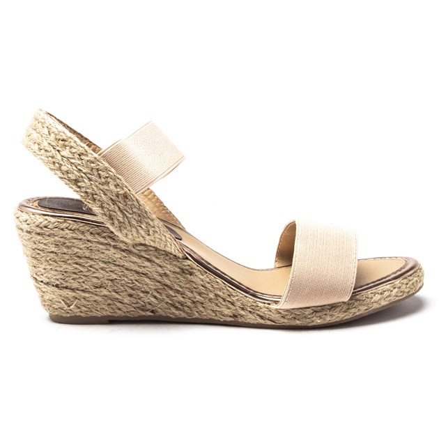 Solesister Womens Alison Sandals - Natural Textile - Size UK 8