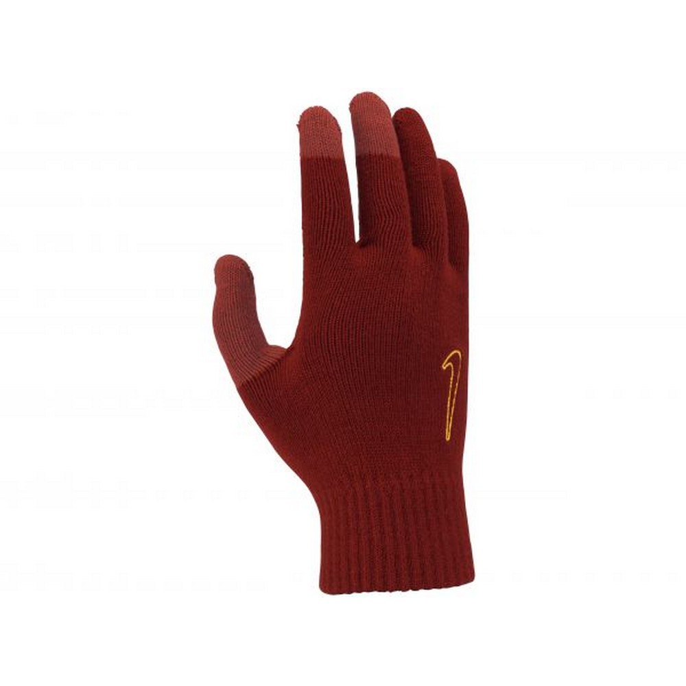 Nike Mens Cinnabar Knitted Swoosh Gloves (Red) - Size Small/Medium