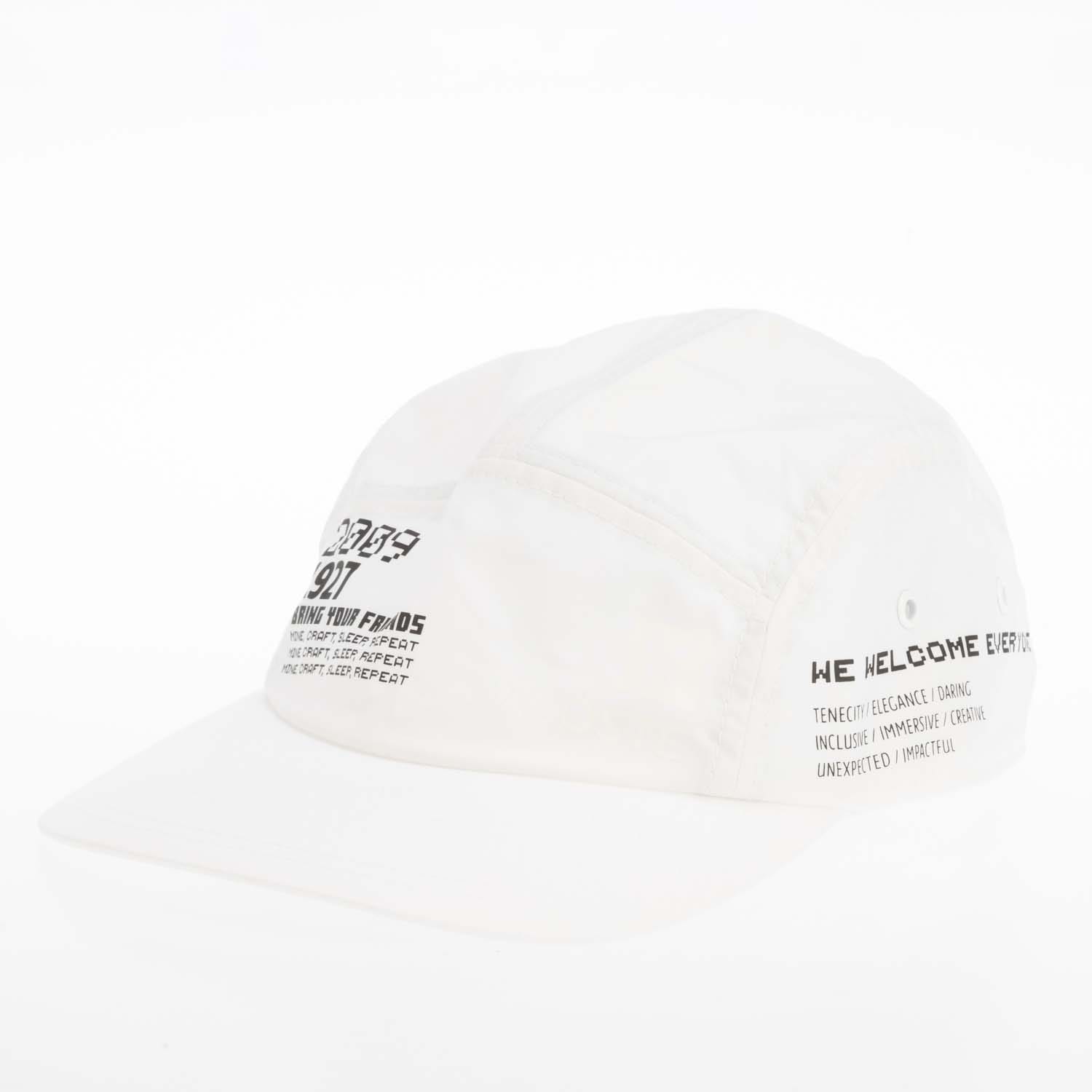 Lacoste Mens Accessories Minecraft Nylon Cap in White material_polyester - Size Medium