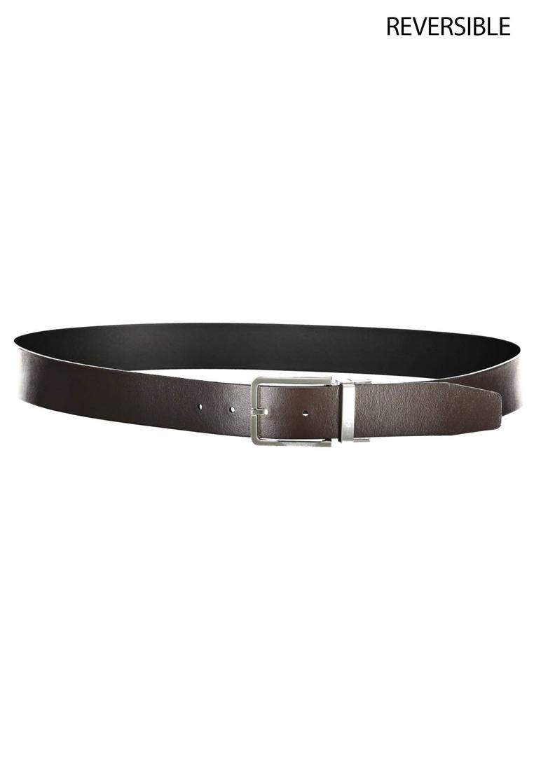 Calvin Klein Mens Brown Leather Belt - Size 105 cm