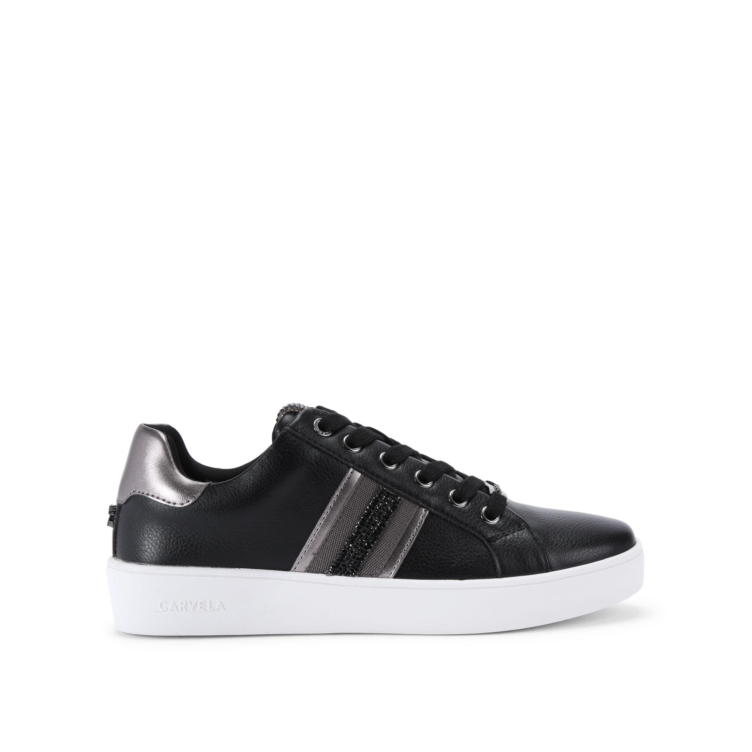 Carvela Womens Rapid Sneakers - Black - Size UK 3