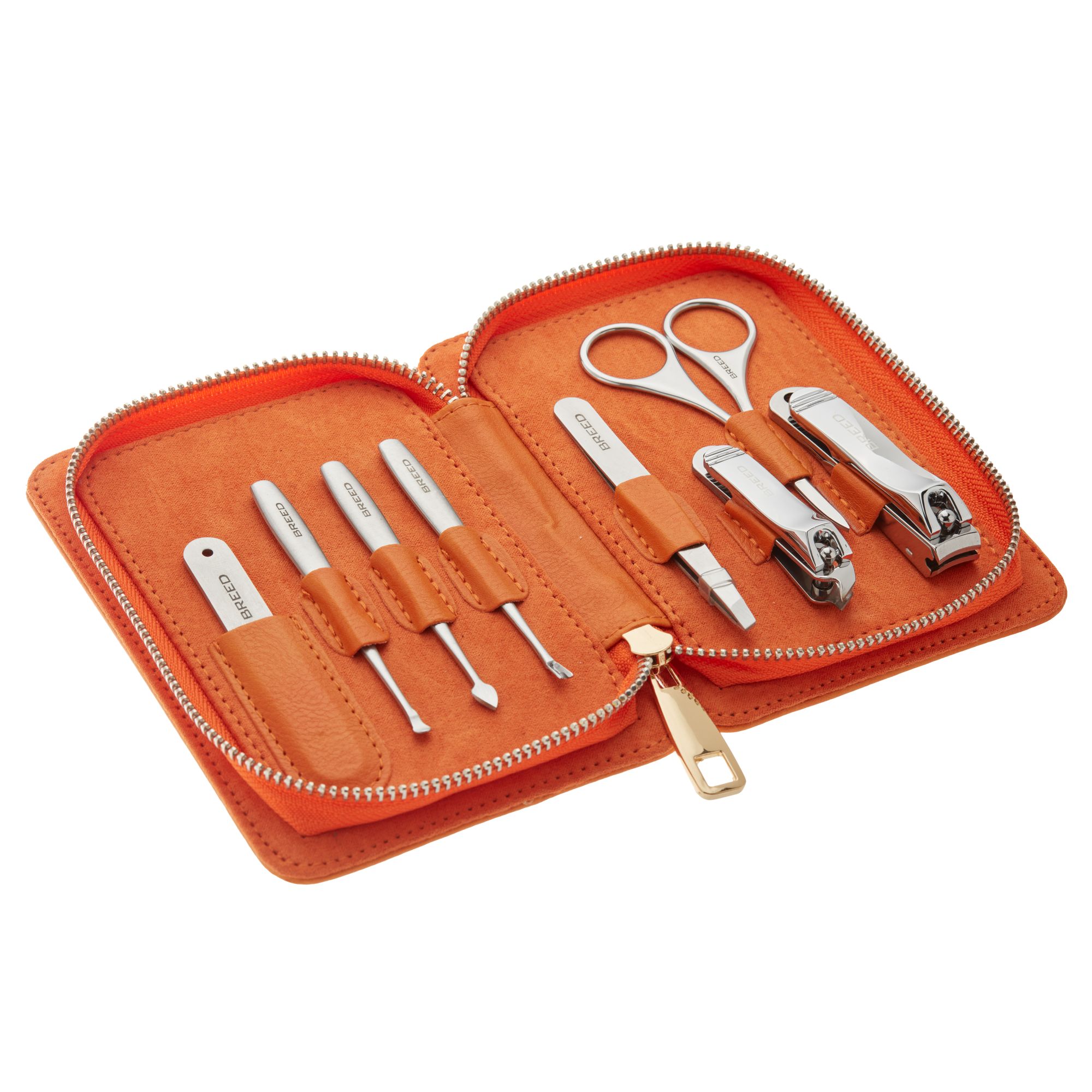 Breed Mens Katana 8 Piece Surgical Steel Groom Kit - NA Stainless Steel - One Size