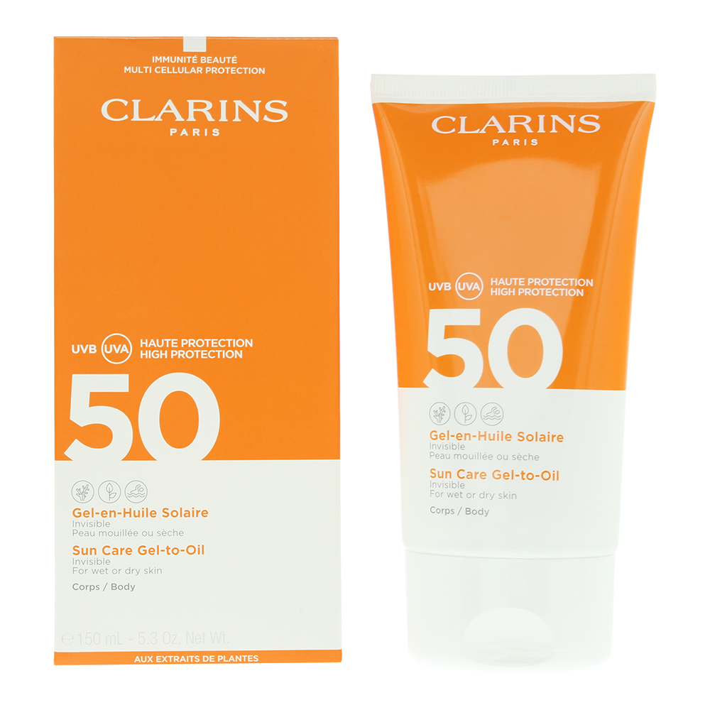 Clarins Womens Spf 50 Sun Care Gel To Oil 150ml - NA - One Size