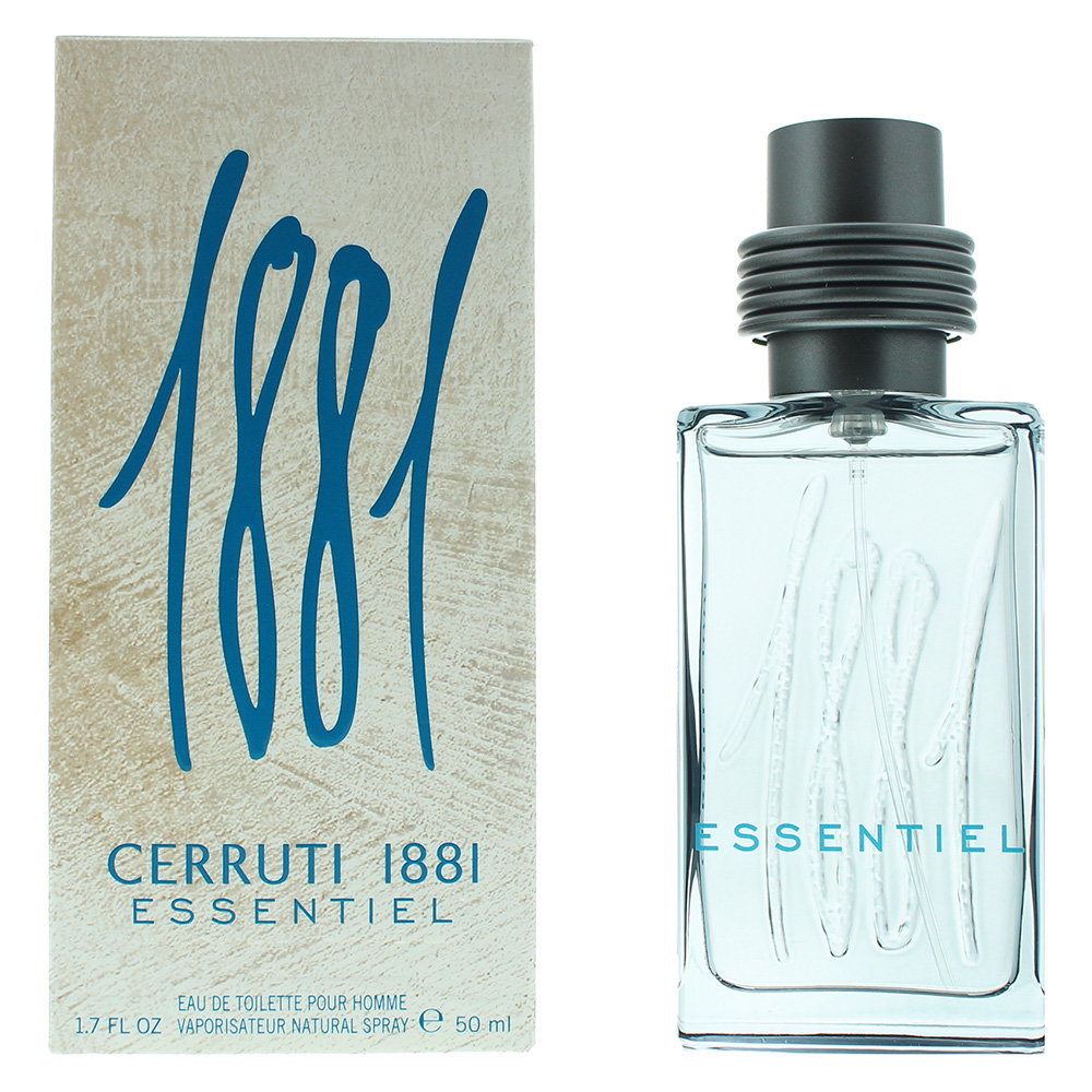 Cerruti Mens 1881 Essentiel Eau de Toilette 50ml Spray for Him - One Size