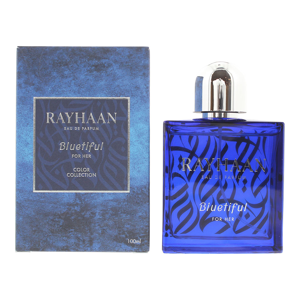 Rayhaan Womens Bluetiful Eau de Parfum 100ml Spray for Her - One Size