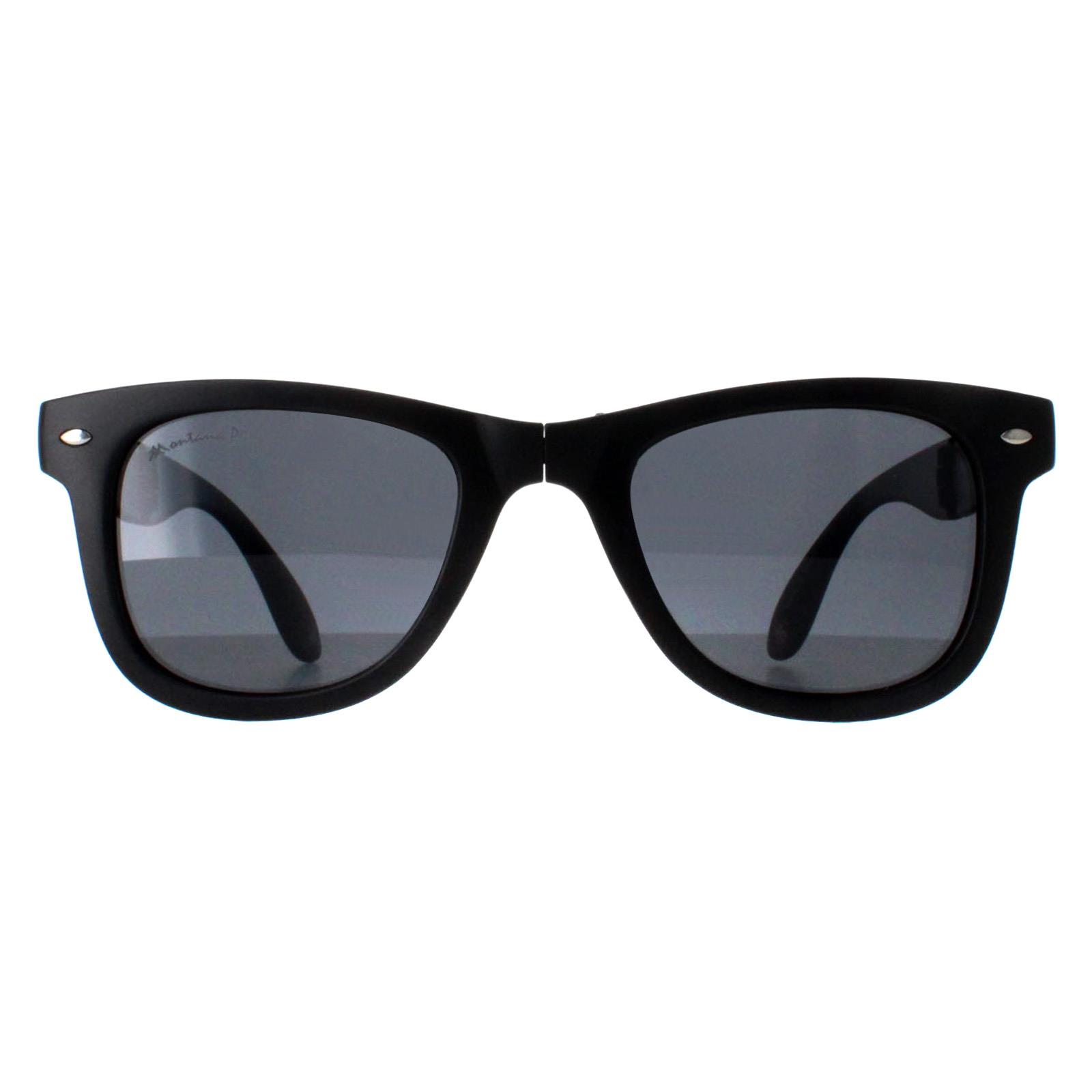 Montana Square Unisex Matte Black Smoke Polarized FS40 - One Size