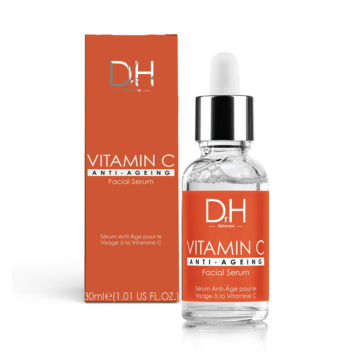 Dr H Unisex Anti-Aging Vitamin C Facial Serum 30ml - One Size