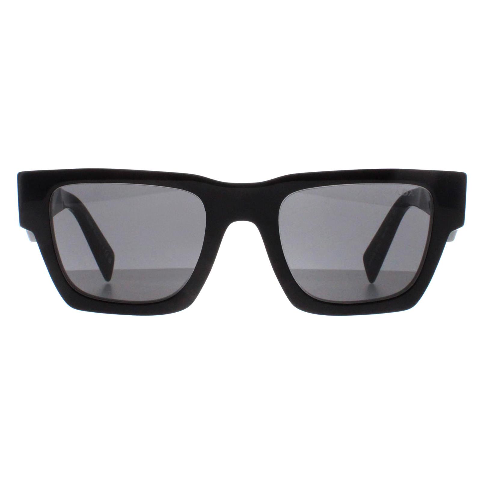 Prada Square Mens Black Dark Grey PRA06S - One Size