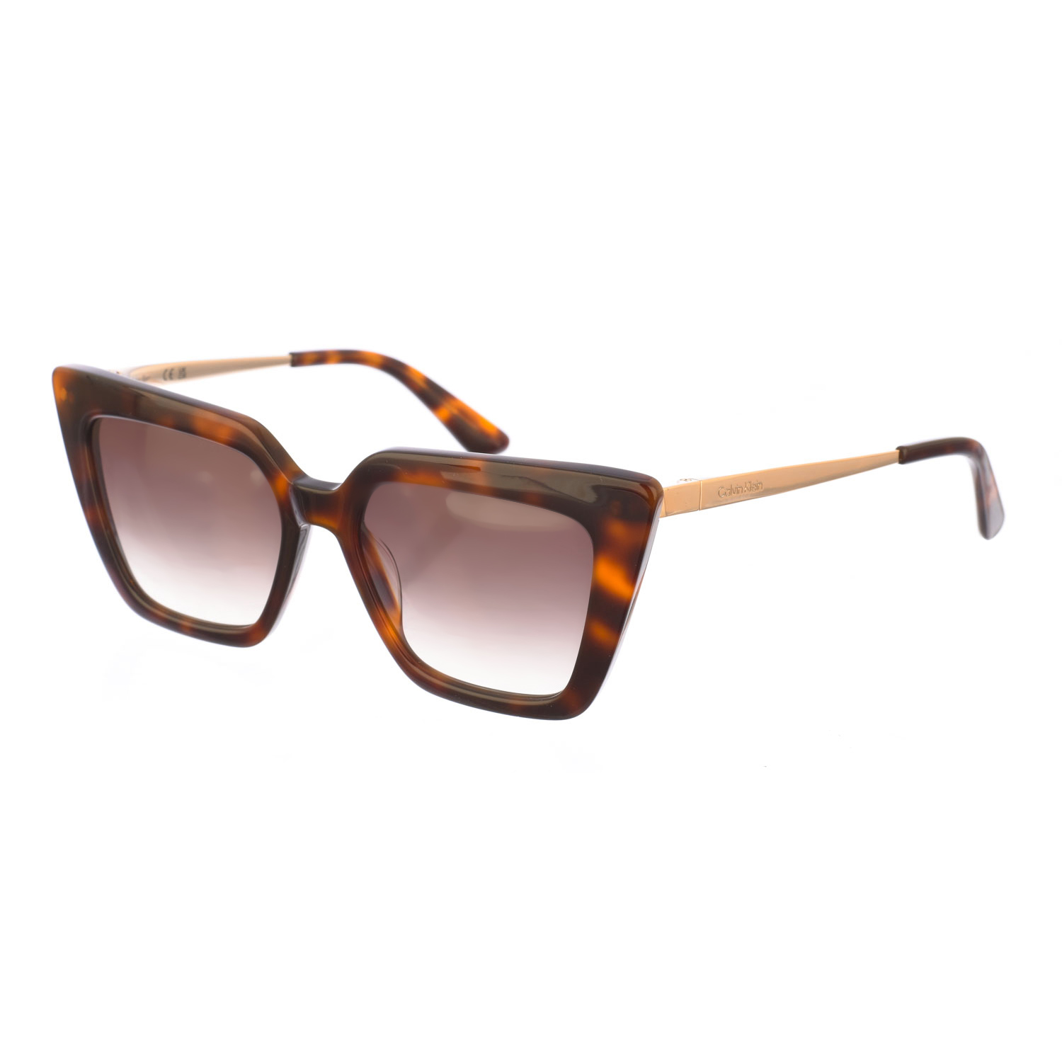 Calvin Klein Womens Butterfly-shaped acetate sunglasses CK22516S women - Brown - One Size