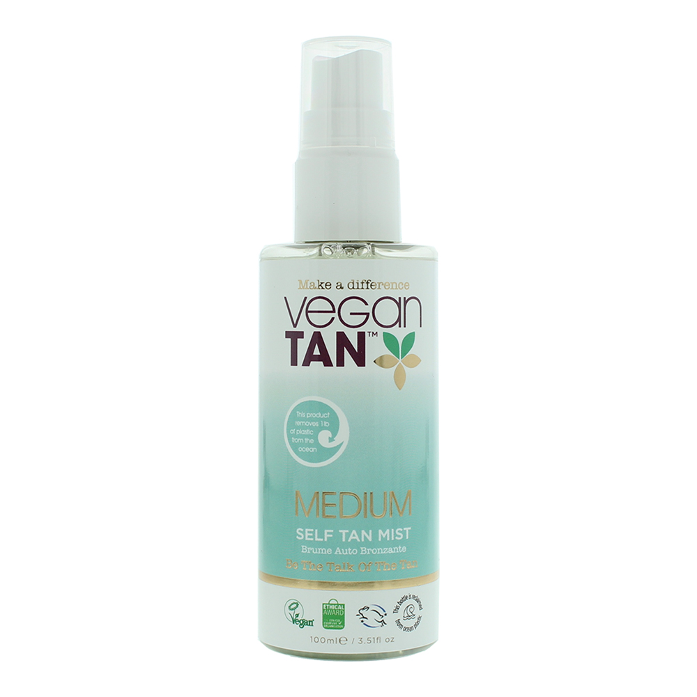 Vegan Tan Medium Self Tan Mist 100ml - One Size