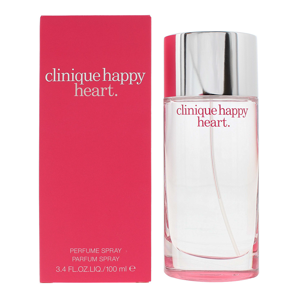 Clinique Womens Happy Heart Perfume Spray 100ml For Her - NA - One Size