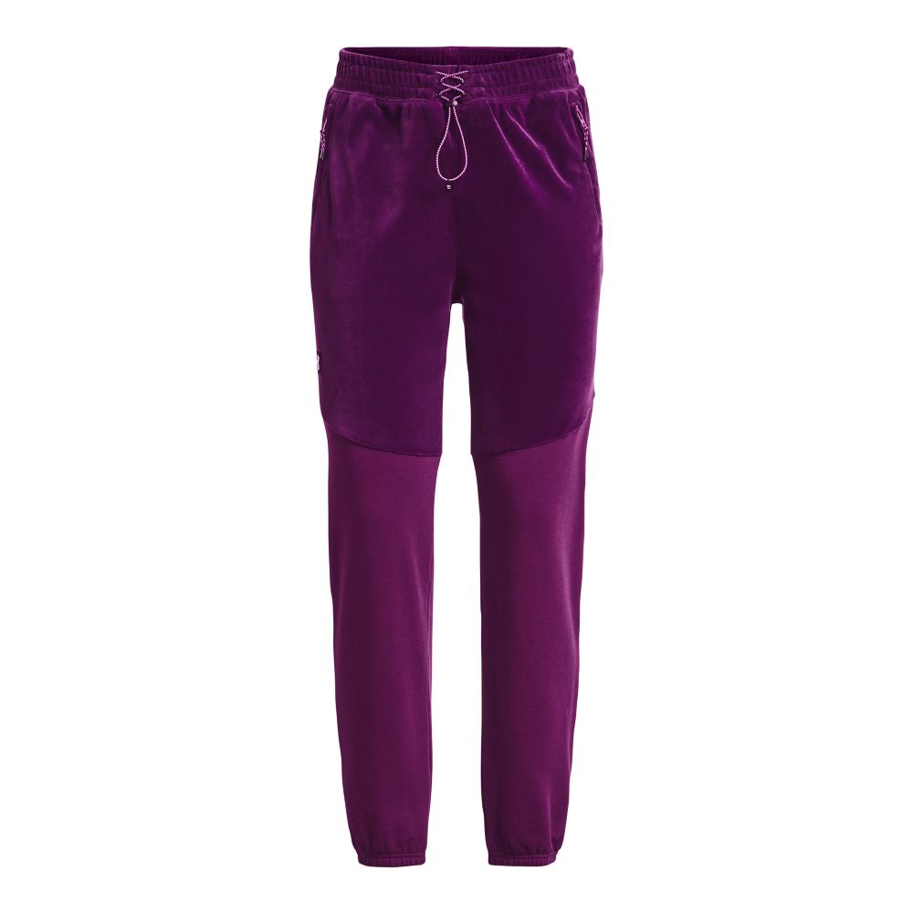 Under Armour Womenss UA Journey Fleece Joggers in Purple - Size UK 4-6 (Womens)