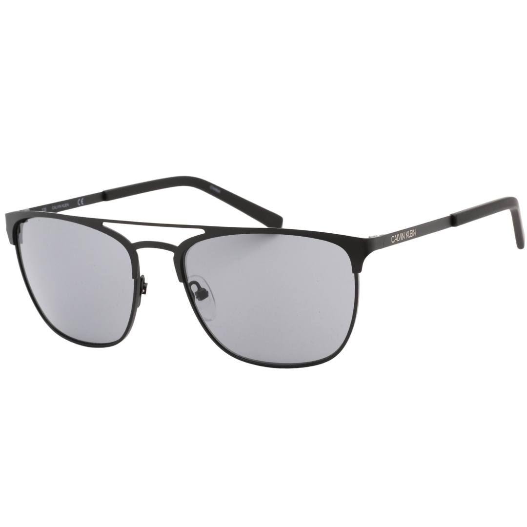 Calvin Klein Mens CK20123S 001 Matte Black Sunglasses Metal - One Size