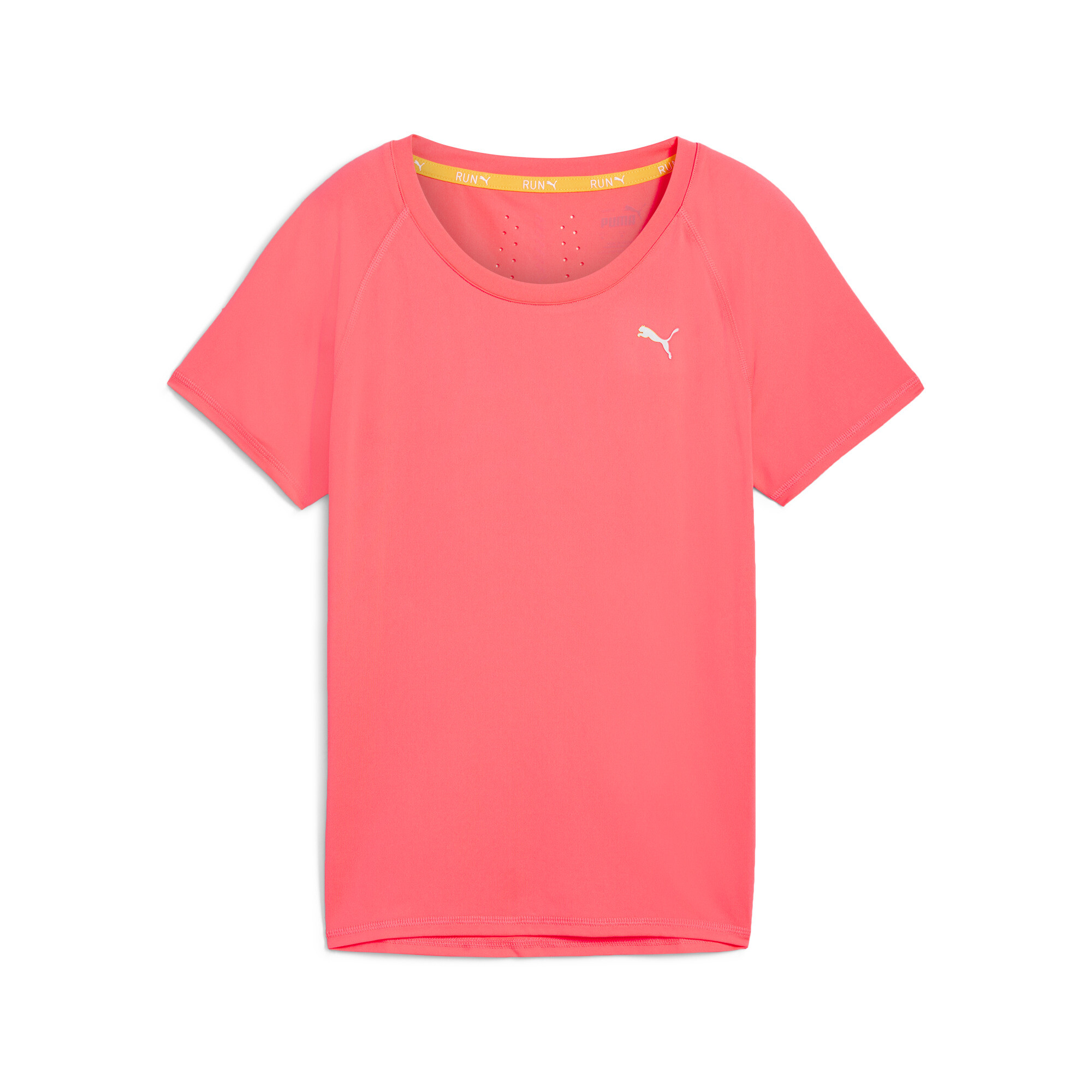 Puma Womens CLOUDSPUN Short Sleeve Running T-shirt - Pink Spandex - Size X-Large