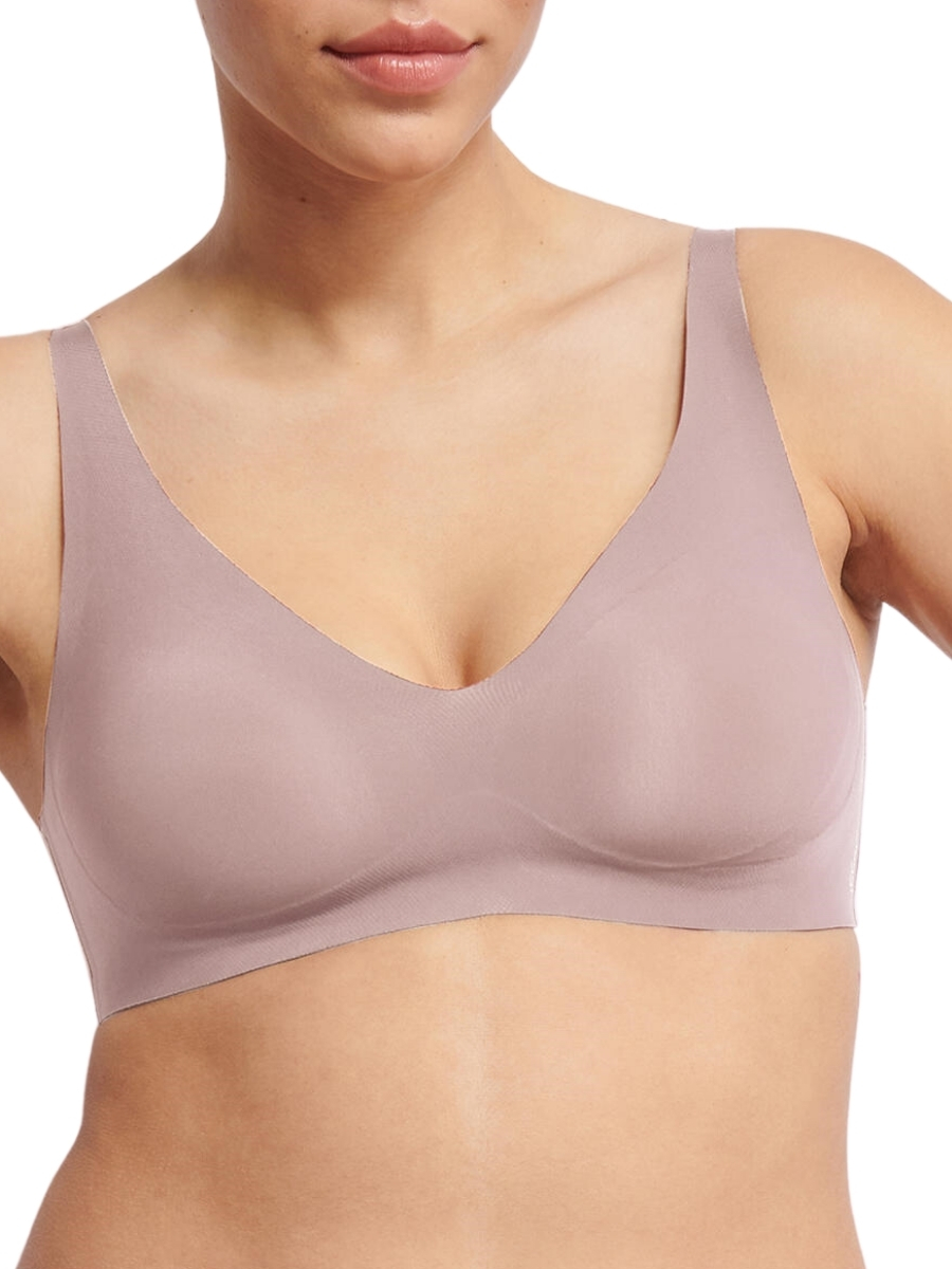 Sloggi Womens ZERO Feel 2.0 Soft bra - Purple Polyamide - Size Large