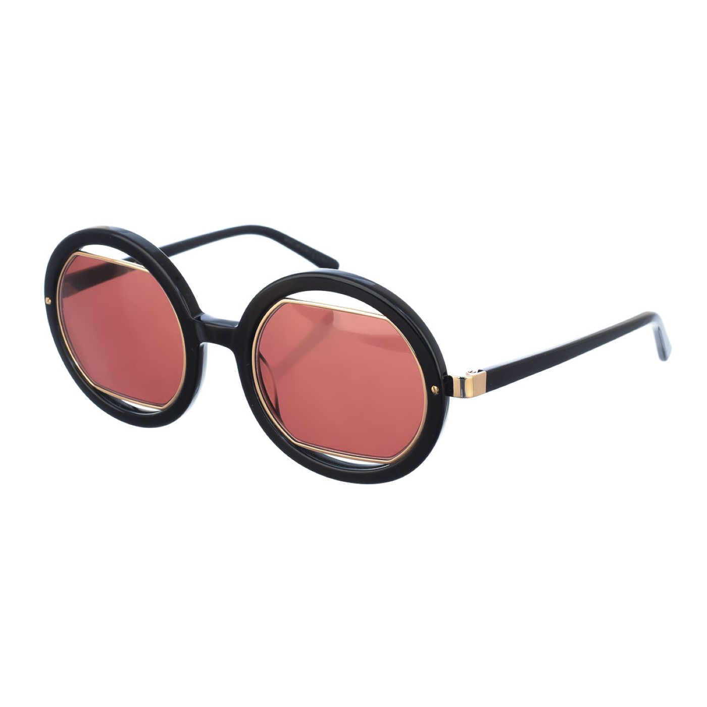 Marni Womens Acetate sunglasses with round shape ME623S women - Black - One Size