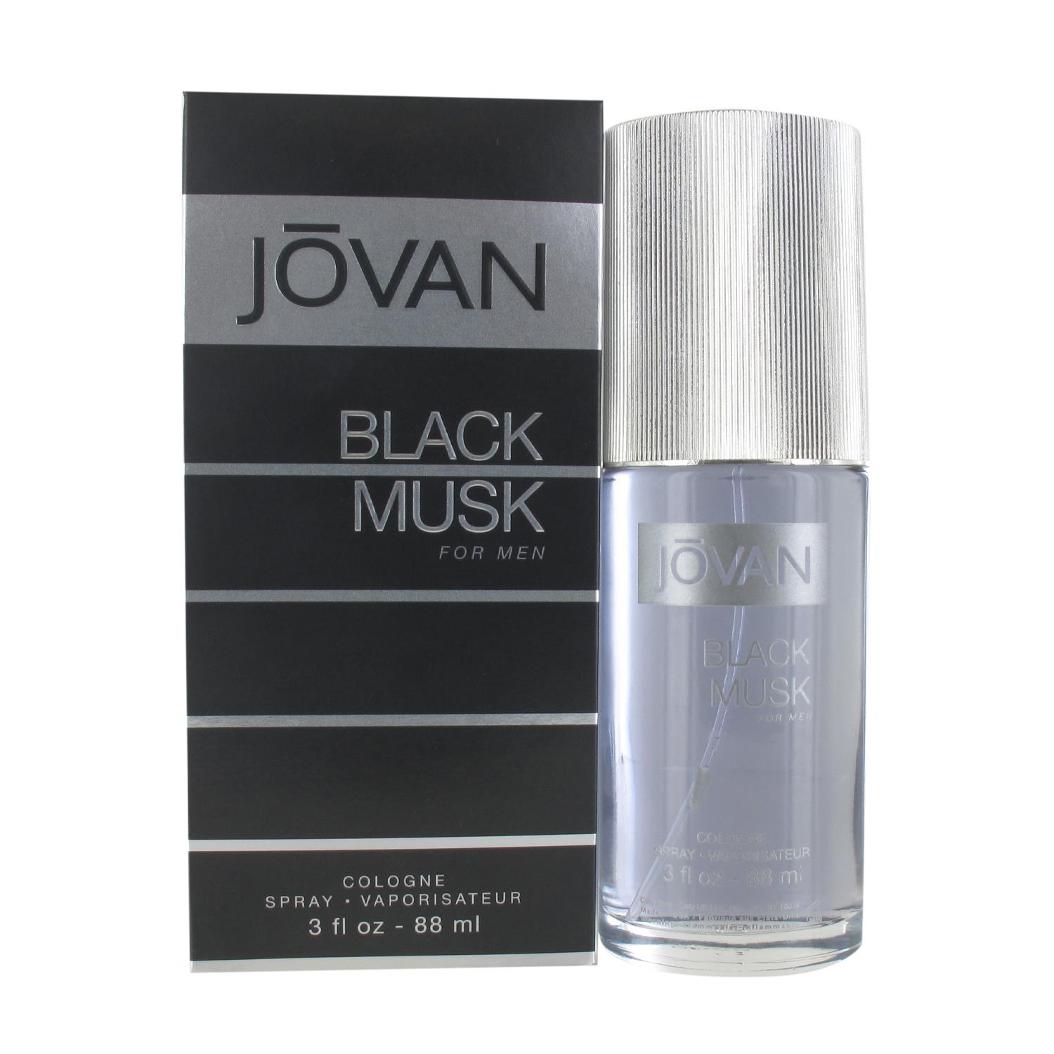 Jovan Mens Black Musk for Men 88ml Eau de Cologne Spray for Men - One Size