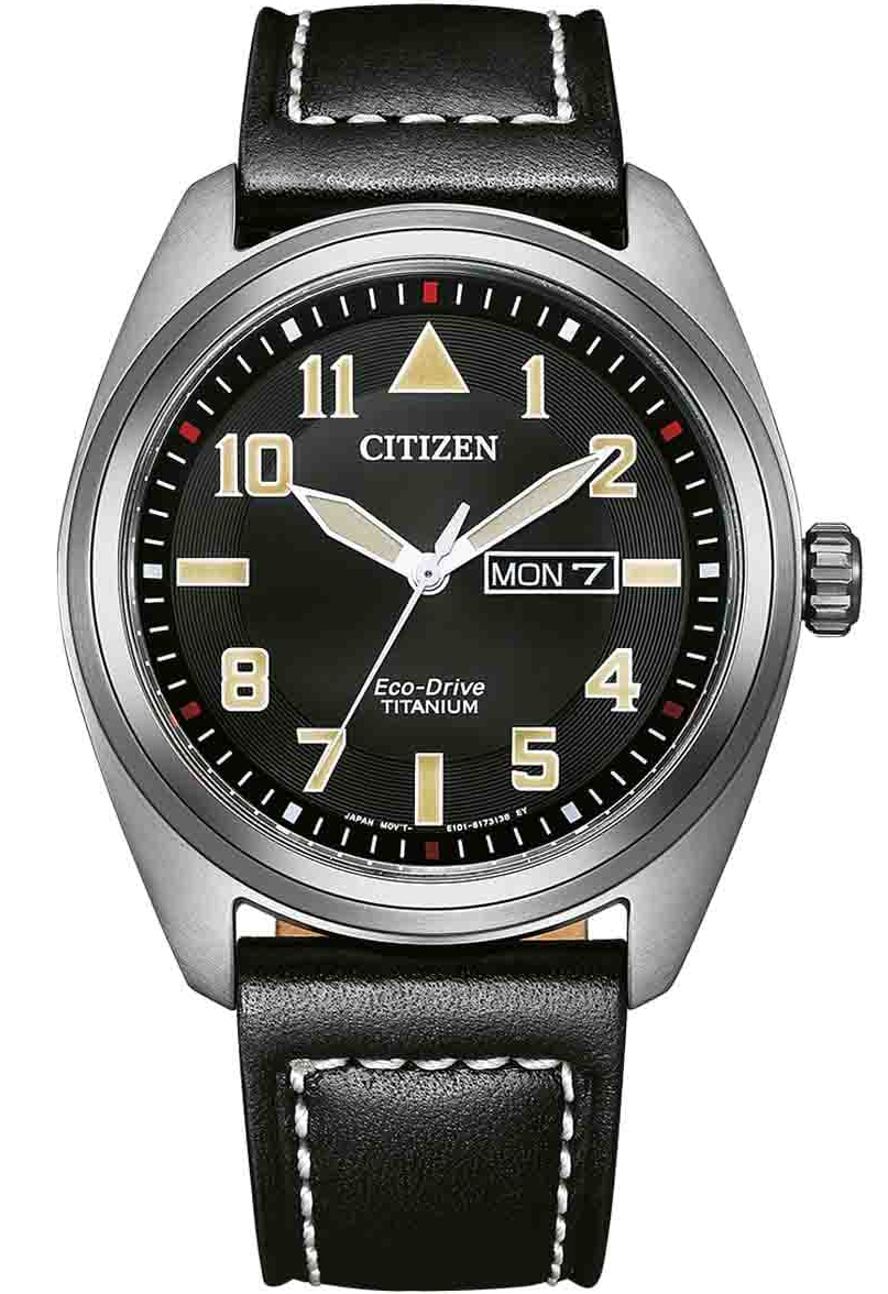 Citizen Mens Black Watch BM8560-29E Leather (archived) - One Size