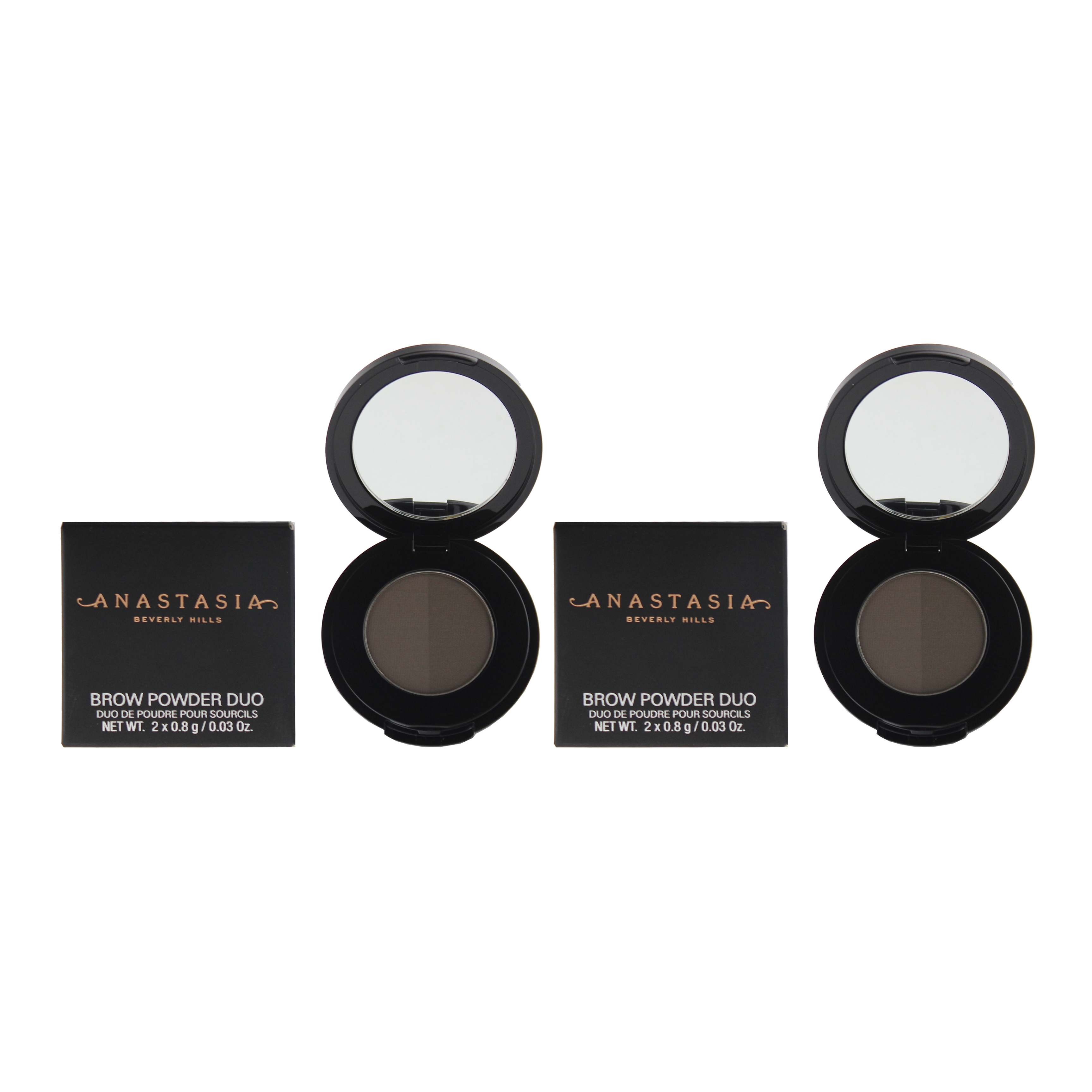 Anastasia Beverly Hills Womens Brow Powder Duo 1.6g - Ash Brown x 2 - One Size