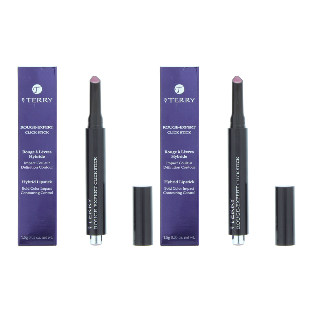 By Terry Womens Rouge-Expert Click Stick Hybrid Lipstick 1.5g - 24 Orchid Alert x 2 - NA - One Size