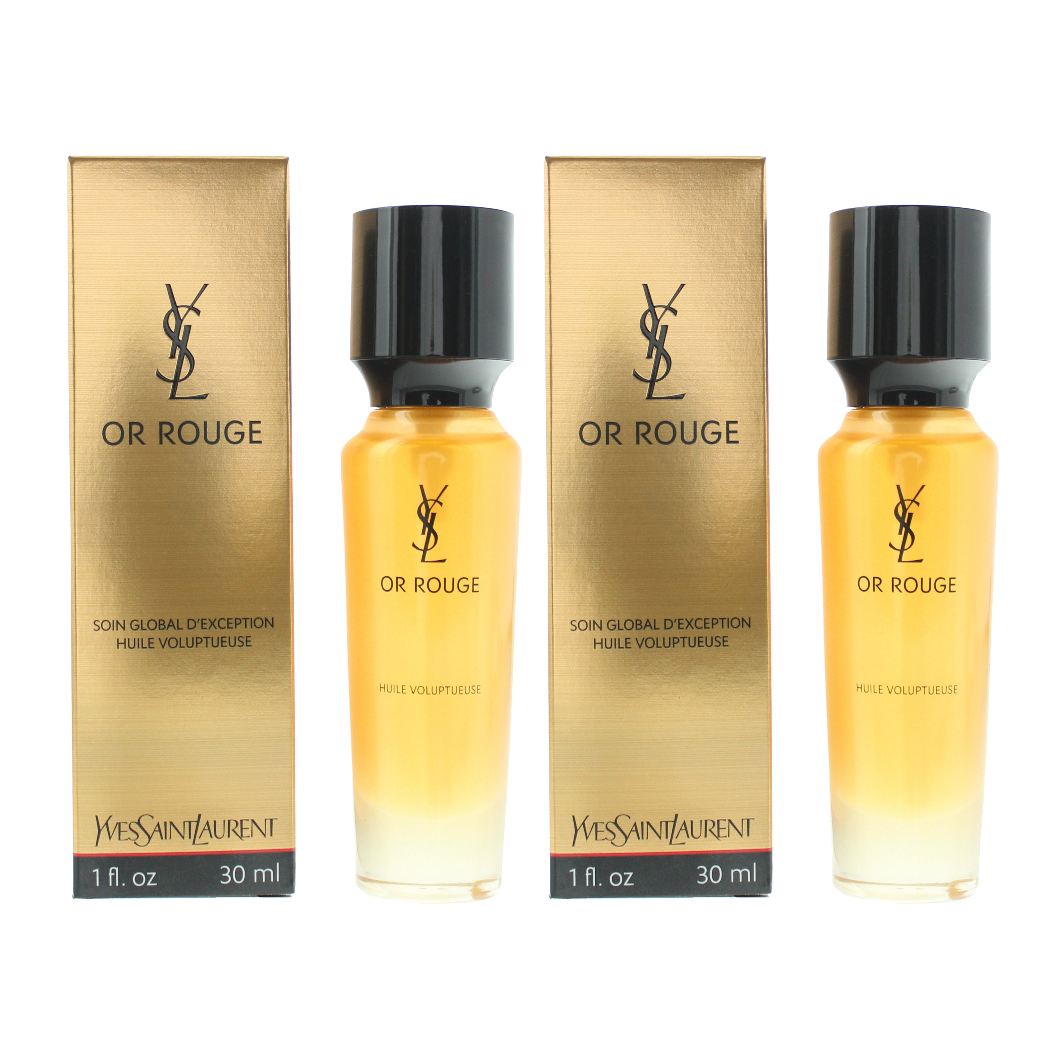 Yves Saint Laurent Womens Or Rouge Huile Voluptueuse Facial Oil 30ml x 2 - NA - One Size