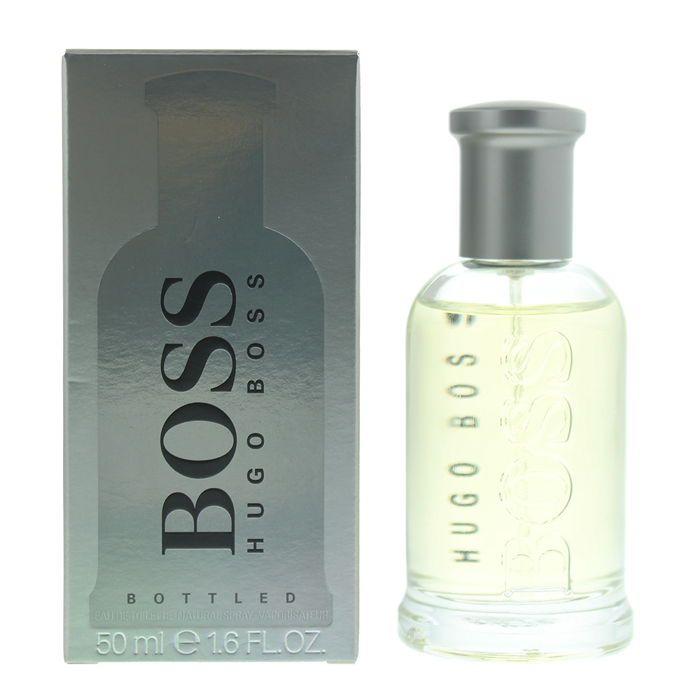 Hugo Boss Mens Bottled Eau de Toilette 50ml Spray - Apple - One Size