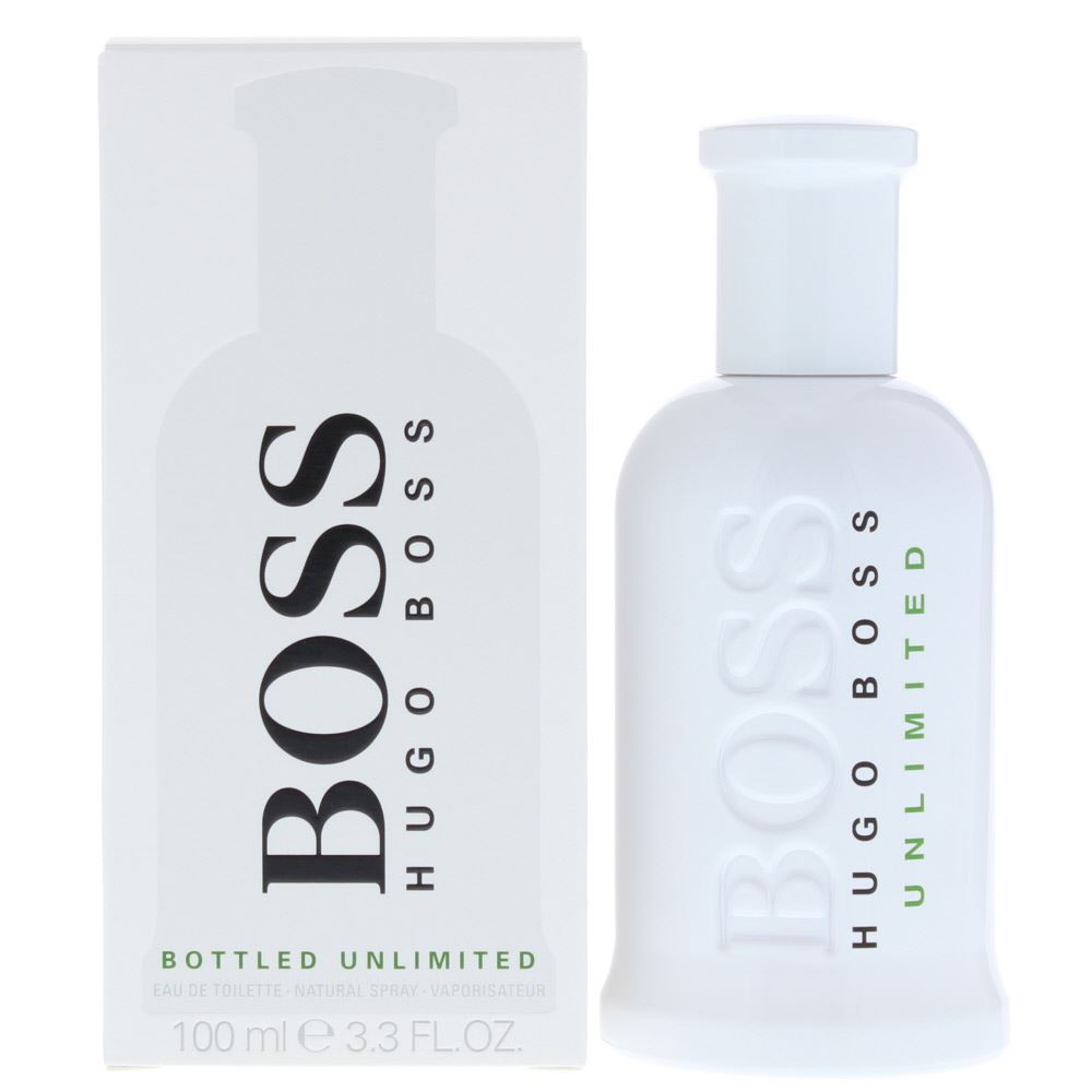 Hugo Boss Mens Bottled Unlimited Eau de Toilette 100ml Spray For Him - Rose - One Size